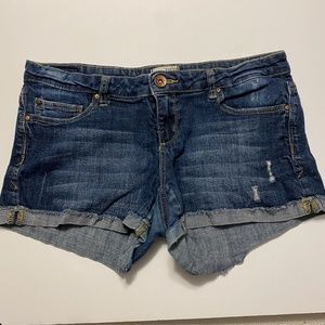 blue jean shorts size 9